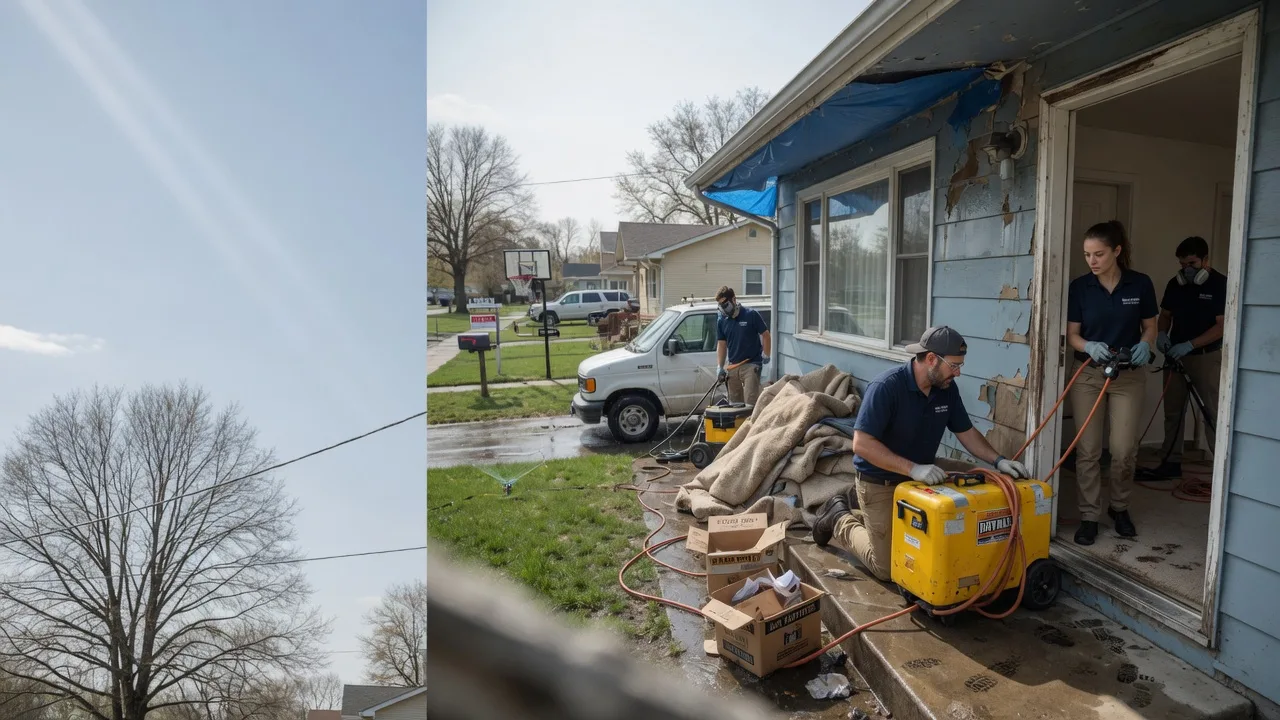 Basement Flood Cleanup in Ennis, TX near me